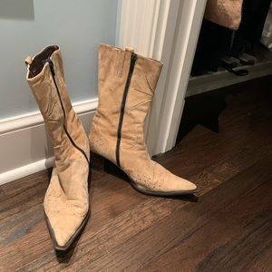 Suede Kenneth Cole Cowboy boots